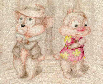 Chip and Dale Angry